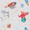 Holden Decor Space Animals Grey Wallpaper 90920