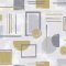 Holden Decor Nordic Geo Grey/Ochre Wallpaper 91331