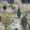 Holden Decor Tundra Navy & Ochre Wallpaper