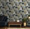 Holden Decor Tundra Navy & Ochre Wallpaper