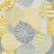 Grandeco Stamped Leaves Yellow Wallpaper A47302