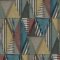 Grandeco Nambak Blue Wallpaper A51101