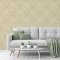Grandeco Textured Damask Cream & Gold Wallpaper Room