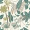 Grandeco Arcadia Loma Green Wallpaper