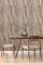 Grandeco Stone Facade Rust Wallpaper in industrial styled room