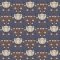 Casadeco Fox Trot Blue Wallpaper 82236401