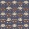 Casadeco Fox Trot Blue Wallpaper 82236401