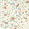 Sanderson Arils Garden Teal & Russet Wallpaper