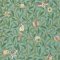 Morris & Co Bird and Pomegranate Turquoise & Coral Wallpaper
