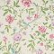 Sanderson Porcelain Garden Magenta and Leaf Green Wallpaper DCAVPO106