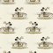 Sanderson Minnie On The Move Babyccino Wallpaper