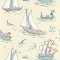 Sanderson Donald Nautical Sea Salt Wallpaper
