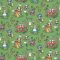 Sanderson Alice in Wonderland Gumball Green Wallpaper