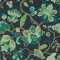 Sanderson Amanpuri Midnight/Eucalyptus Wallpaper 217044