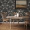 Galerie Fragaria Garden Black/Cream/Taupe Wallpaper Room 2