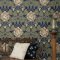 Galerie Floral Hydrangea Nave/Olive/White/Red Wallpaper Room