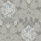 Galerie Floral Hydrangea Grey/Taupe/Blue/White Wallpaper
