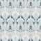 Galerie Dragonfly Damask Aegean Blue & Dewdrop Wallpaper