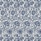 Galerie Tonal Floral Trail Blue/White Wallpaper