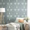 Galerie Ogee Flora Blue/Sage/Cream Wallpaper Room