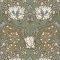 Galerie Ogee Flora Orange/Green/Cream Wallpaper