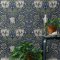 Galerie Ogee Flora Blue/Green/White Wallpaper Room 2