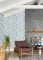 Serena Blue chinoiserie wallpaper styled in a classic feature wall