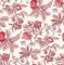 Cecilia Red wallpaper flat pattern with botanical fruit and foliage