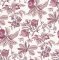 Cecilia Purple wallpaper pattern with pomegranates and foliage