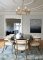 Arlie Light Grey wallpaper in a modern living area