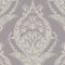 Arlie Heather wallpaper with cream folk damask on purple
