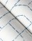 Roll shot of Integrity Blue Grey Wallpaper featuring interwoven design
