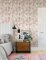 A Street Prints Marvel Pink Wallpaper used in a modern space, adding depth and warmth to the walls