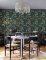 A Street Prints Caspian Blue Wallpaper with a jungle-inspired pattern, ideal for feature walls and adventurous interiors.