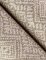 A Street Prints Gallivant Natural Wallpaper showcasing its woven fabric effect and geometric detailing.