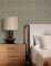 A Street Prints Gallivant Black & White Wallpaper with an elegant texture, ideal for creating a stylish feature wall.
