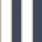 Galerie Formal Stripe Navy / Gold / White Wallpaper