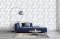 Galerie Classic Bird Trail Blue & White Wallpaper Room
