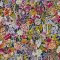 Harlequin Sanguine Pomegranate, Clementine, Peony and Blueberry Wallpaper