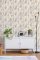 Interior wall with Grandeco Bosa Plain Grey Wallpaper for a refined look