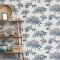 Crown Archive Tree Dark Blue Wallpaper Room 2