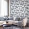 Crown Archive Tree Dark Blue Wallpaper Room 3