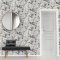 Crown Meridian Parade Mustard/Grey Wallpaper Room 3