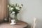 Galerie Ditsy Leaf Motif Silver Grey Room 2