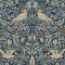 Morris & Co Bird Webbs Blue Wallpaper