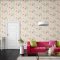 ohpopsie Summer Ferns Coral Pink Wallpaper JRD50101W
