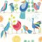 ohpopsi Feather Fandango Royal Bright Wallpaper WGU50142W