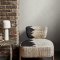 Room styled with Abigail Ahern Artisan Weave Cream wallpaper in a warm, serene setting