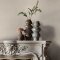 Second room view of Abigail Ahern Artisan Weave Fawn wallpaper with relaxed, layered styling