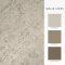 Matching paints paired with Abigail Ahern Boheme Marble Almond wallpaper
